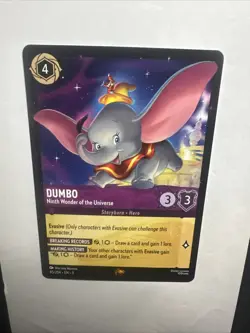 Dumbo - Ninth Wonder of the Universe 45/204 Fabled Regular Lorcana Card NM Fresh - Image 3