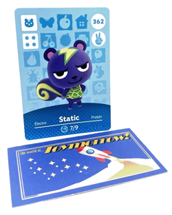 Animal Crossing Nintendo Amiibo - STATIC #362 - Series 4 Authentic Card - Image 1