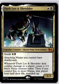 Dark Leo & Shredder Teenage Mutant Ninja Turtles Regular NM M 0142 - Image 1