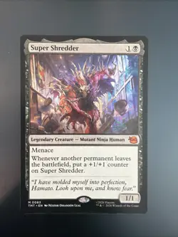 Super Shredder Teenage Mutant Ninja Turtles Regular 083 MTG NM - Image 1