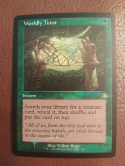 Worldly Tutor *FOIL Retro* [DMR] Dominaria Remastered - Image 1