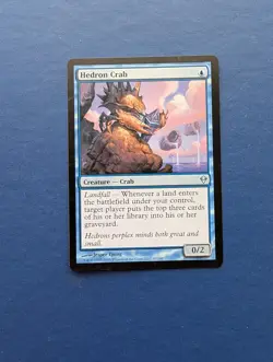 MTG Hedron Crab: Zendikar #47 – EX+ - Image 1