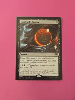 Insatiable Avarice, MTG, Outlaws of Thunder Junction, Stamped, 0091 - Image 1