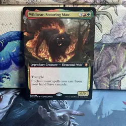 Wildsear, Scouring Maw #0044 (Extended Art) Commander: Bloomburrow Regular NM - Image 1