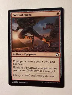 Boots of Speed (133) Adventures in the Forgotten Realms AFR MTG Magic - Image 1