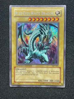 Blue Eyes White Dragon | BPT 2002 Collectors Tin | Secret Rare | LP #4 - Image 1