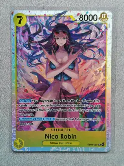PACK FRESH Nico Robin SR Heroines Edition (EB03-055) One Piece TCG English Card - Image 1