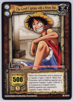 The Great Captain With Straw Hat VINTAGE MONKEY D. LUFFY One Piece 2005 Read NM - Image 1