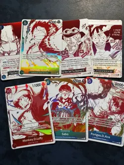 OP13 3rd Anniversary Treasure Campaign Promo set of 7 One Piece TCG - Image 1