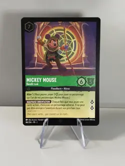 Carte LORCANA FR - Chapitre 1 88/204 Mickey Mouse - Super Rare✨ FOIL ✨ Neuf - Image 1