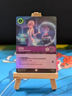 Disney Lorcana Set 10 Elsa Exploring the Unknown 208/204 Epic - Image 1