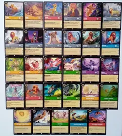 DISNEY LORCANA 29 CARD THE LION KING COLLECTOR'S SET - Image 1