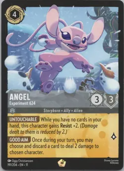 Disney Lorcana Winterspell (11) #191/204 Angel - Experiment 624 - Image 1