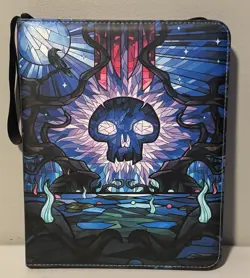 Magic The Gathering Stained Glass Swamp Card Binder - Image 1
