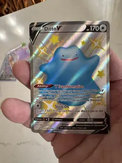 Pokemon Holo Ditto V Card Lot SV118/SV122 328/190 SSR NM English & Japanese - Image 5