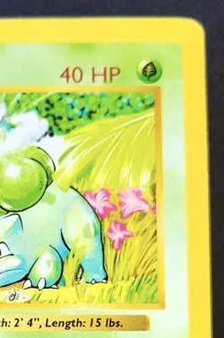 Bulbasaur 1st Edition Shadowless Base Set 44/102 Non Holo Pokemon TCG Card - Image 4
