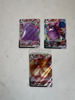 Pokemon Holo Full Art Vmax Card Lot NM Evee Sealed Promo Ditto Crobat - Image 1