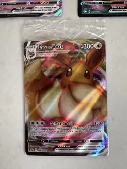 Pokemon Holo Full Art Vmax Card Lot NM Evee Sealed Promo Ditto Crobat - Image 2