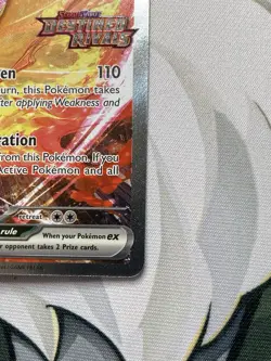 Pokemon TCG Team Rockets Moltres EX Card Stamped 229/182 Destined Rivals - Image 5