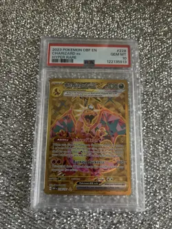Pokemon TCG Charizard EX Sv03: Obsidian Flames Hyper Rare Card 228/197 PSA 10 - Image 2