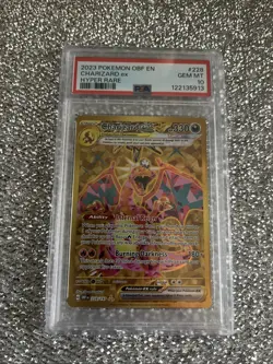 Pokemon TCG Charizard EX Sv03: Obsidian Flames Hyper Rare Card 228/197 PSA 10 - Image 3