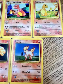 Lot of 5 VINTAGE Pokemon Cards 1999 WOTC **Base Set** Non-Holo - Image 3