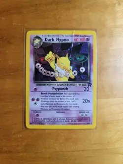 Dark Hypno 9/82 Team Rocket Holo Rare 1999-2000 Pokemon TCG Card LP - Image 1