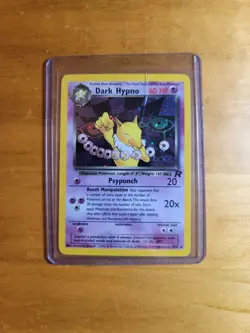 Dark Hypno 9/82 Team Rocket Holo Rare 1999-2000 Pokemon TCG Card LP - Image 3