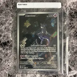 Pokemon TCG Mewtwo SVP 052 Scarlet Violet 151 Black Star Promo Card - Sealed - Image 1