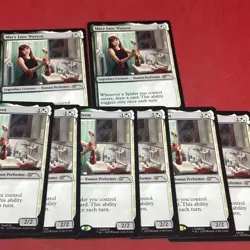 (8) MTG Mary Jane Watson Play Promo Marvel Spider-Man Magic the Gathering - Image 3