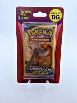 Sealed Pokemon Sun & Moon Unbroken Dollar General Pack 1 Packs 1 Bonus Card 2022 - Image 1