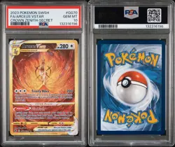 Arceus VSTAR PSA 10 Gold GG70/GG70 Crown Zenith Pokemon Card Full Alt Art Holo - Image 3
