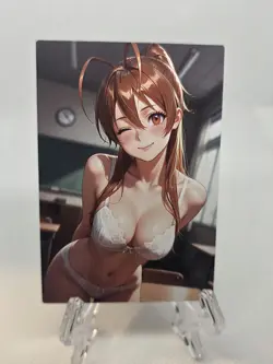 Rei Miyamoto High School Of The Dead Anime Waifu Card - Image 1