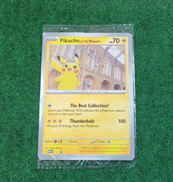 Pokemon Pikachu At The Museum Jumbo Promo Card - New & Sealed - Image 1