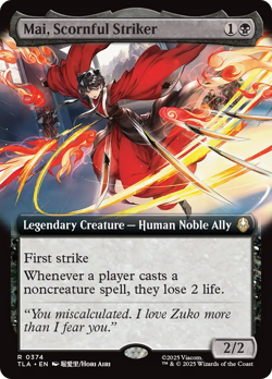 Mai, Scornful Striker (FOIL) x1 - MTG Avatar: The Last Airbender TLA #374 - Image 1