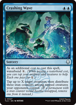 Crashing Wave (FOIL) x1 - MTG Avatar: The Last Airbender TLA #47 - Image 1