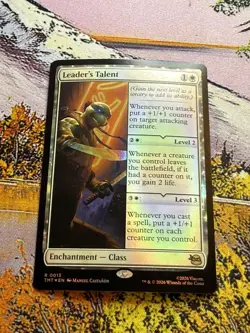 Leader's Talent *** FOIL *** - MTG TMT Teenage Mutant Ninja Turtles - NM/MINT - Image 1