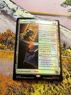 Leader's Talent *** FOIL *** - MTG TMT Teenage Mutant Ninja Turtles - NM/MINT - Image 3