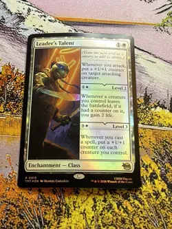 Leader's Talent *** FOIL *** - MTG TMT Teenage Mutant Ninja Turtles - NM/MINT - Image 4