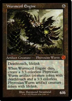 MTG: Brothers' War: Retro Frame Artifacts: Wurmcoil Engine: LP Condition - Image 1