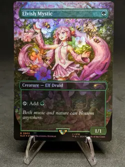 Elvish Mystic (0805) (Rainbow Foil) Secret Lair Drop Foil NM - Image 1