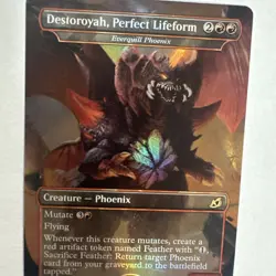 MTG Magic The Gathering Destoroyah, Perfect Lifeform Foil Godzilla Commander - Image 3