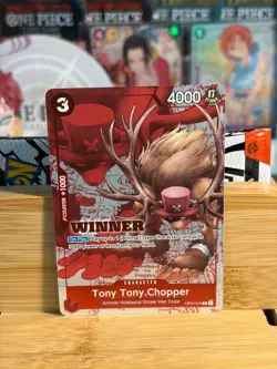 TONY TONY.CHOPPER (WINNER PACK 2024 OCT.-DEC.) OP04-010 Promo One Piece TCG NM - Image 1