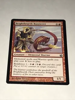 MTG Brighthearth Banneret Magic the Gathering Card - Image 2