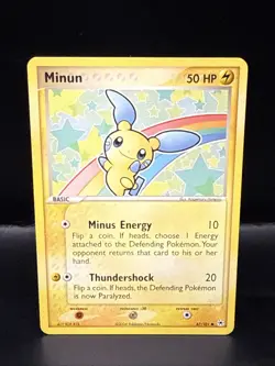 Pokemon EX Hidden Legends Minun Card 67/101 Non-Holo Common C - Image 1
