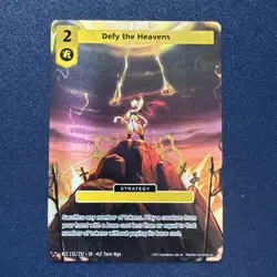 Defy the Heavens MZ2 232/212 Alt Art Metazoo TCG 2025 Torrential Tides Card - Image 1