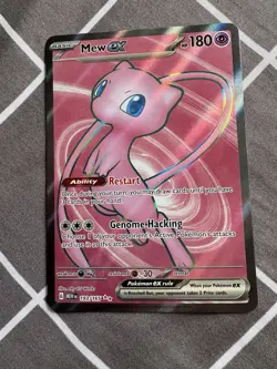 Pokemon TCG Mew EX 193/165 Ultra Rare Full Art Holo Card - Image 1