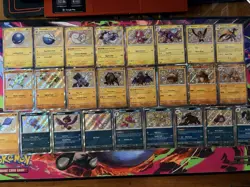 Pokemon Paldean Fates Lot of 25 Shiny Cards -Darkness-Lightning-Fighting - Image 1