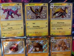 Pokemon Paldean Fates Lot of 25 Shiny Cards -Darkness-Lightning-Fighting - Image 4