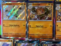 Pokemon Paldean Fates Lot of 25 Shiny Cards -Darkness-Lightning-Fighting - Image 5
